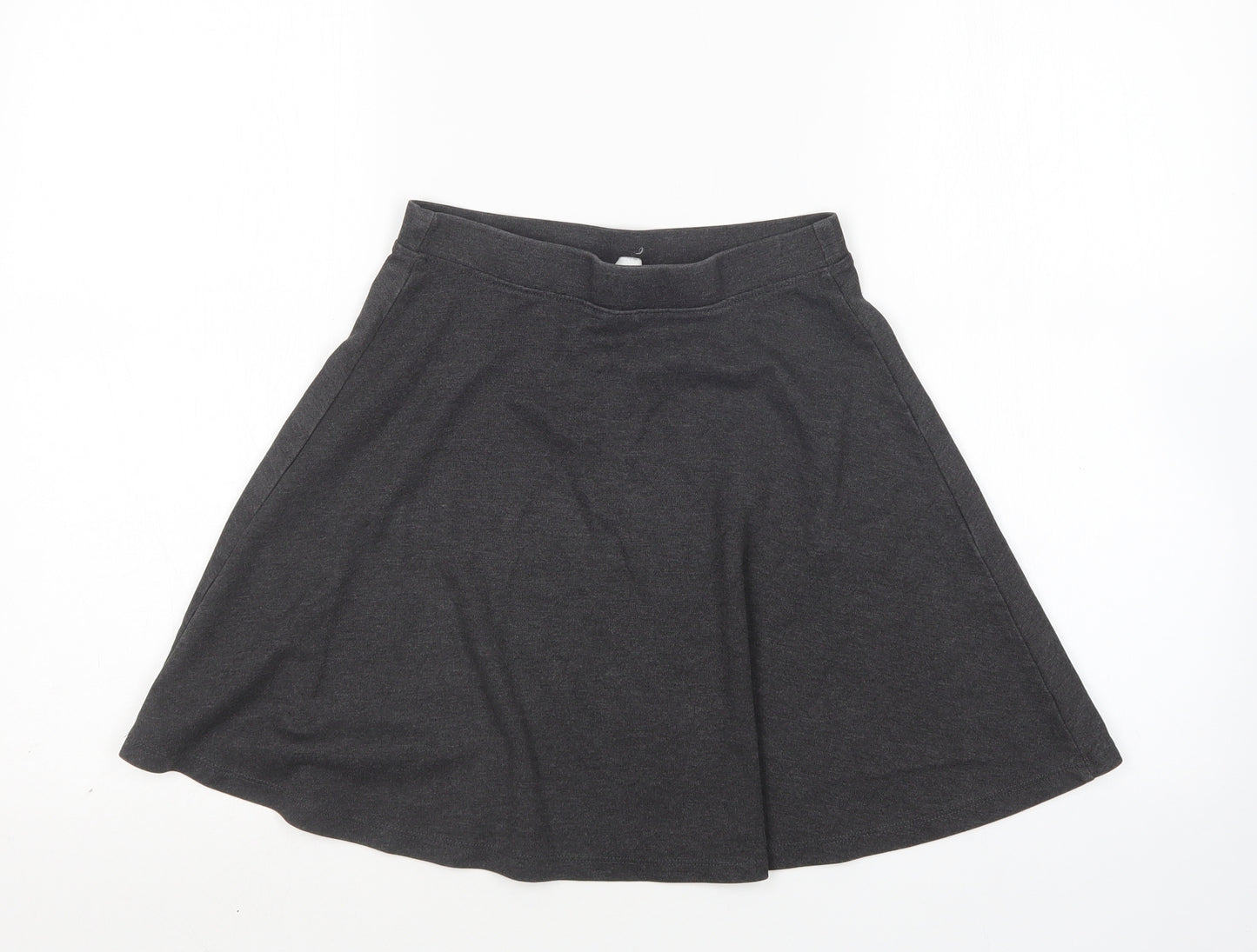 TU Girls Grey  Polyester A-Line Skirt Size 12 Years  Regular  - School wear