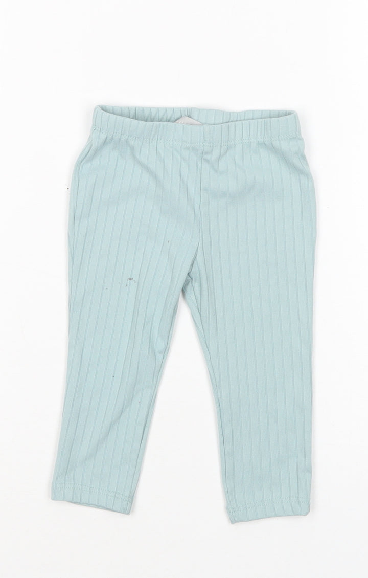 Primark Girls Green Polyester Sweatpants Trousers Size 6-9 Months