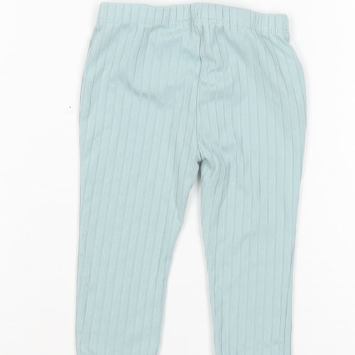 Primark Girls Green  Polyester Sweatpants Trousers Size 6-9 Months