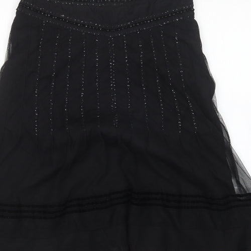 DAY Birger et Mikkelsen Womens Black  Polyester A-Line Skirt Size 12