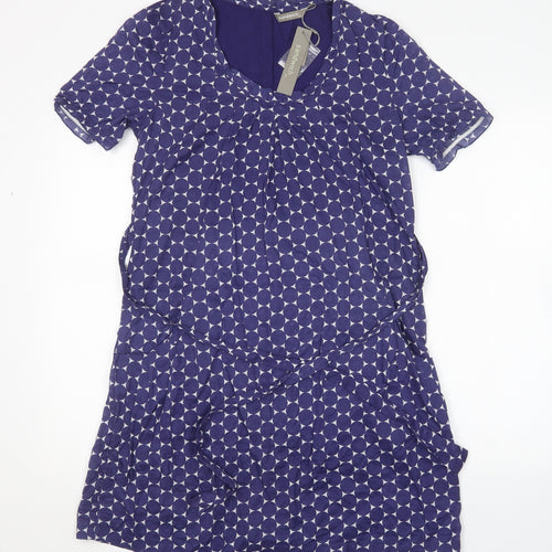 Sandwich Womens Multicoloured Polka Dot Cotton A-Line  Size 8  Round Neck