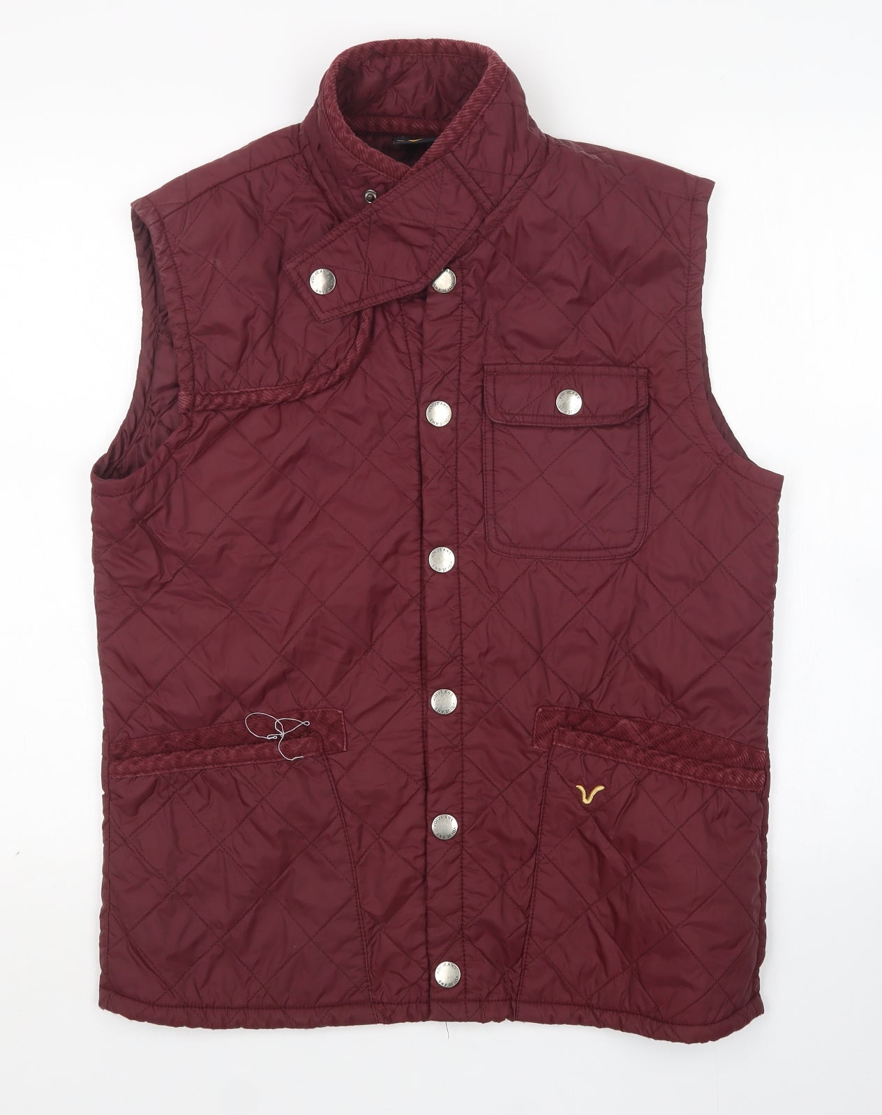 Voi Mens Purple   Gilet Coat Size L