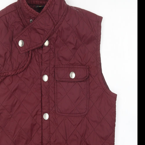 Voi Mens Purple   Gilet Coat Size L