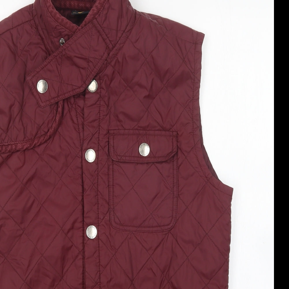 Voi Mens Purple   Gilet Coat Size L