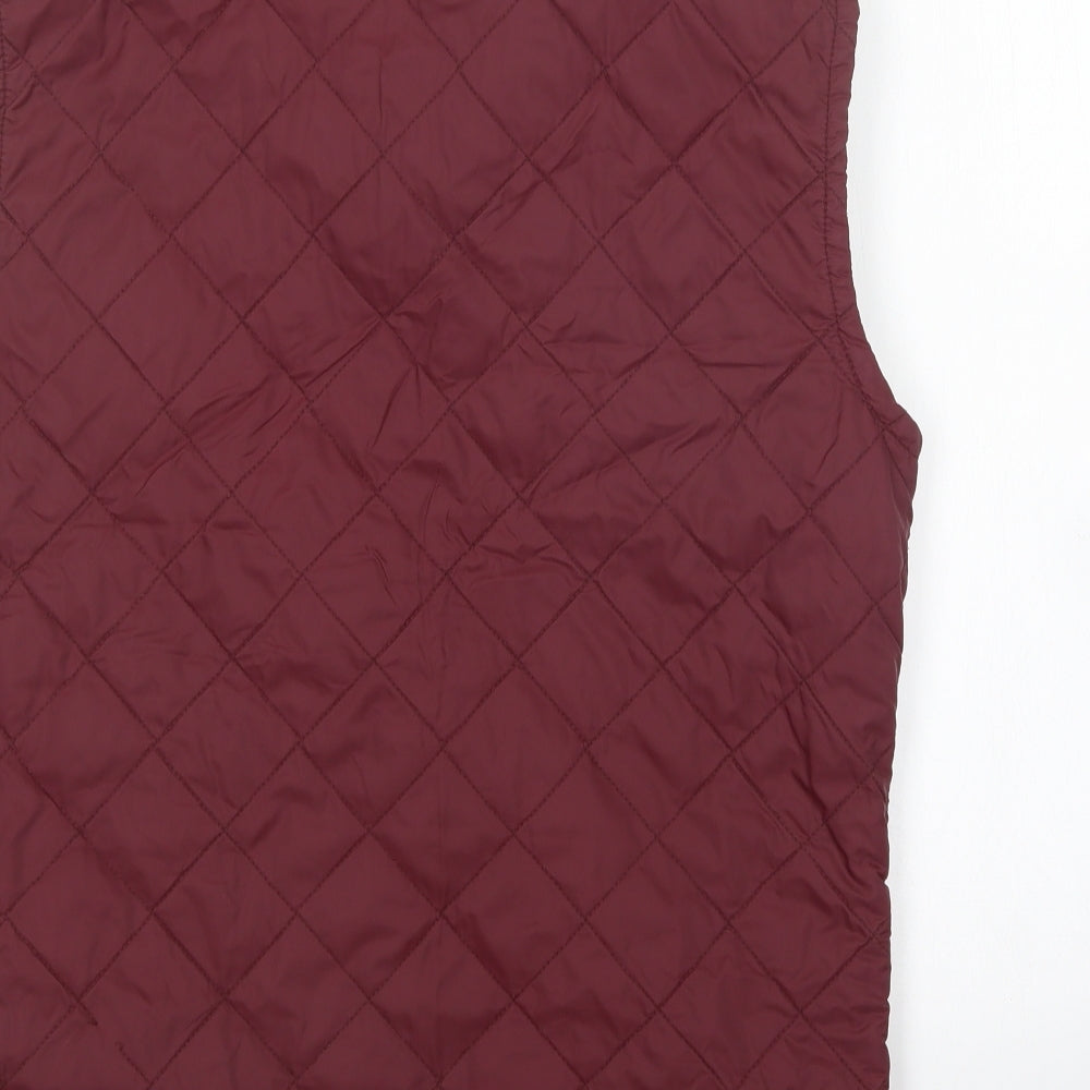 Voi Mens Purple   Gilet Coat Size L