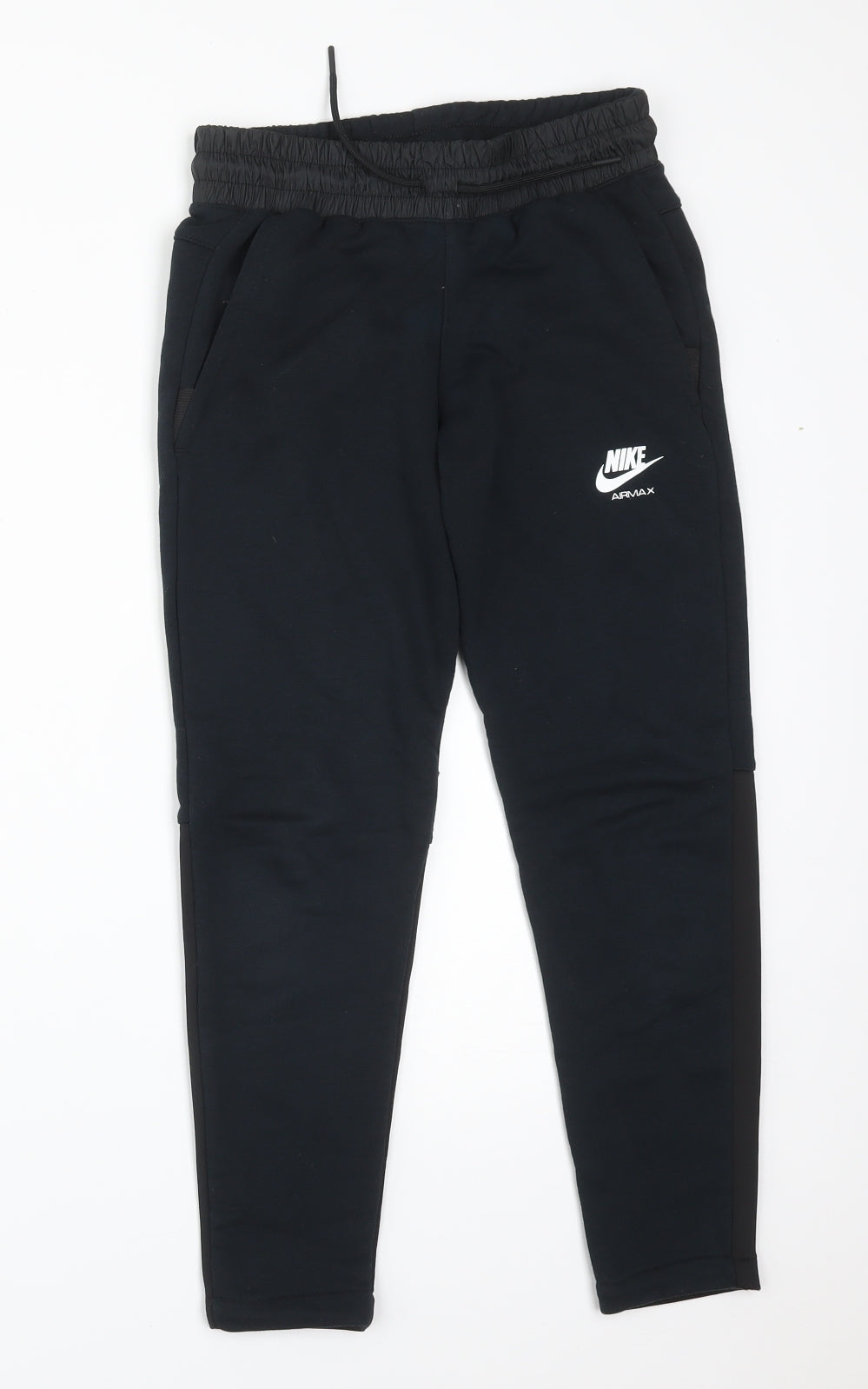 Nike Boys Black  Cotton Jogger Trousers Size 8-9 Years  Regular