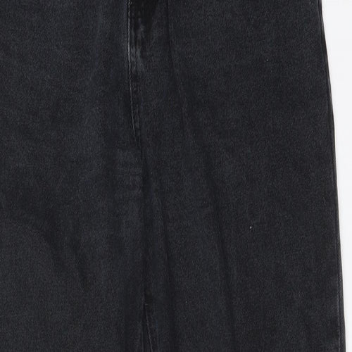 SheIn Womens Black  Cotton Straight Jeans Size S L29 in Regular