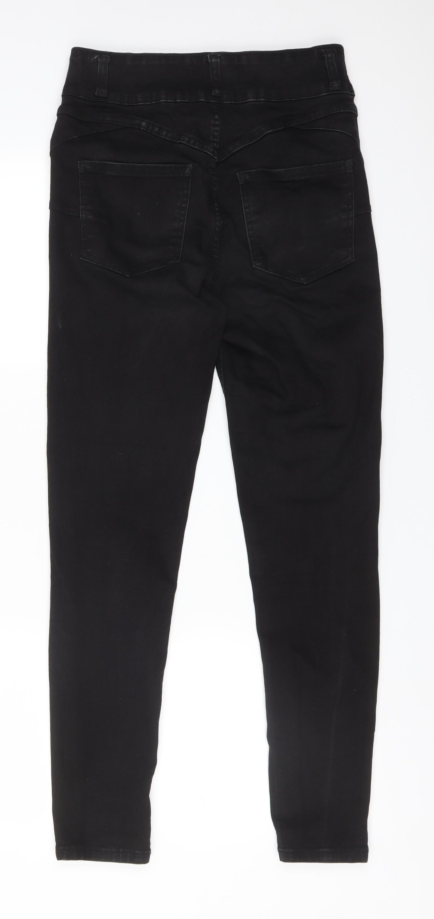 New Look Womens Black  Cotton Skinny Jeans Size 10 L29 in Regular