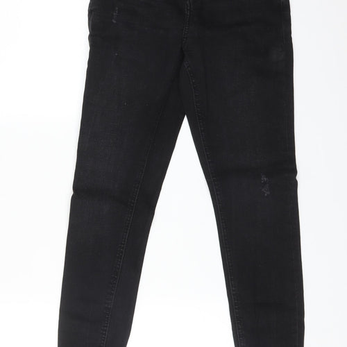 DENIM CO Womens Black  Cotton Skinny Jeans Size 8 L28 in Regular