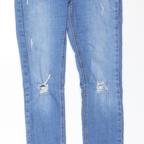 DENIM CO Womens Blue  Cotton Skinny Jeans Size 8 L29 in Regular