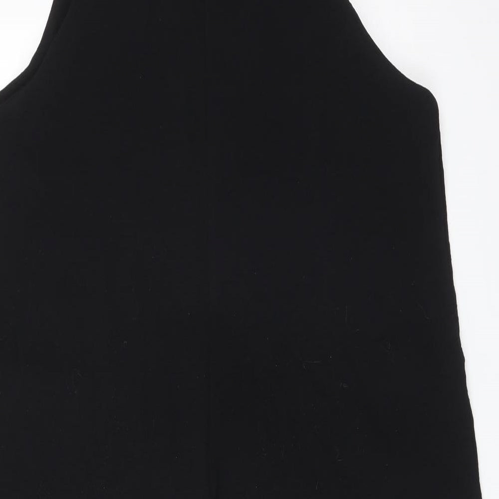 New Look Womens Black  Polyester Dungaree One-Piece Size 14