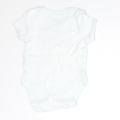 Primark Baby White  Cotton Babygrow One-Piece Size 0-3 Months   - I AM THE FUTURE