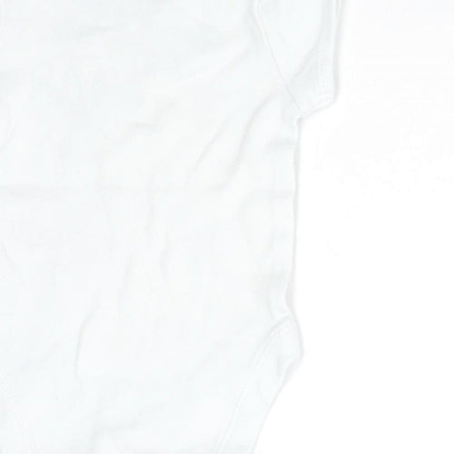 Primark Baby White  Cotton Babygrow One-Piece Size 0-3 Months   - I AM THE FUTURE