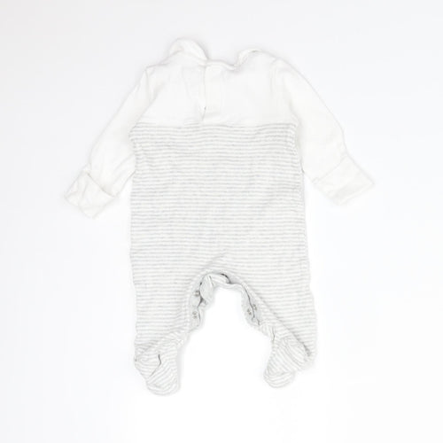 Mothercare Baby Multicoloured Striped Cotton Babygrow One-Piece Size Newborn   - ELEPHANT GIRAFFE LION