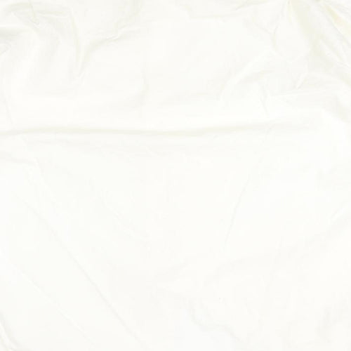M*S Mens Ivory  Cotton  Button-Up Size 16 Collared