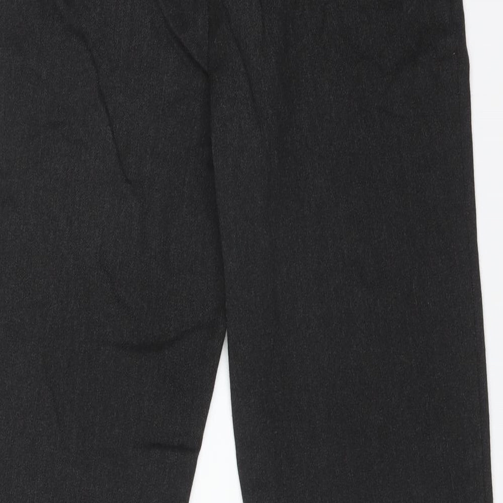 George Boys Grey  Polyester Dress Pants Trousers Size 12-13 Years  Regular