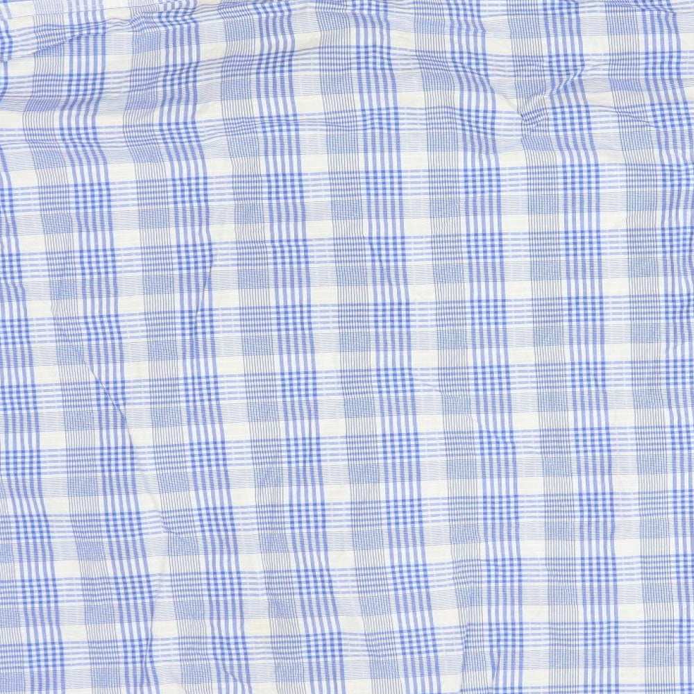 IV CUFF Mens Multicoloured Plaid Cotton  Button-Up Size 19.5 Collared
