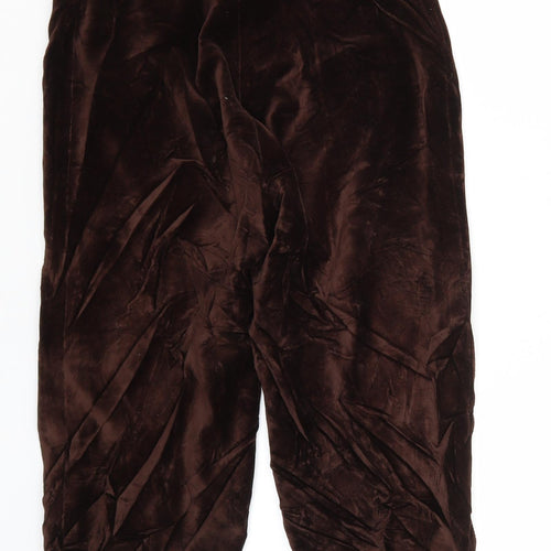 Preworn Womens Brown   Trousers  Size 8 L20 in Regular