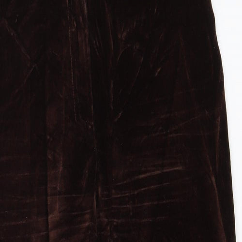 Preworn Womens Brown   Trousers  Size 8 L20 in Regular