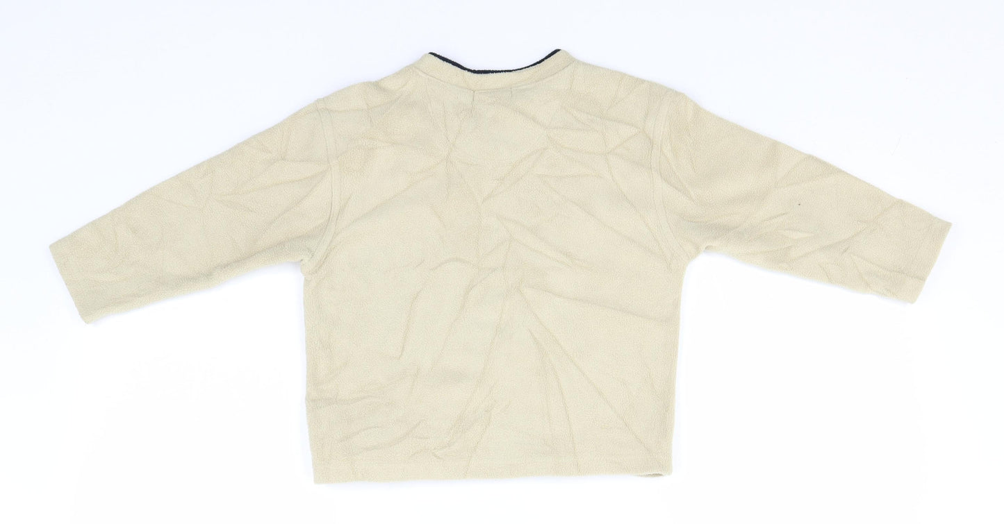 George Boys Green V-Neck  Polyester Pullover Jumper Size 2-3 Years