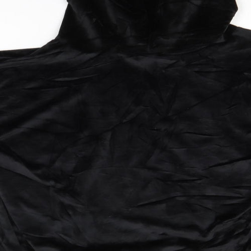Preworn Womens Black  Cotton Pullover Hoodie Size 2XL