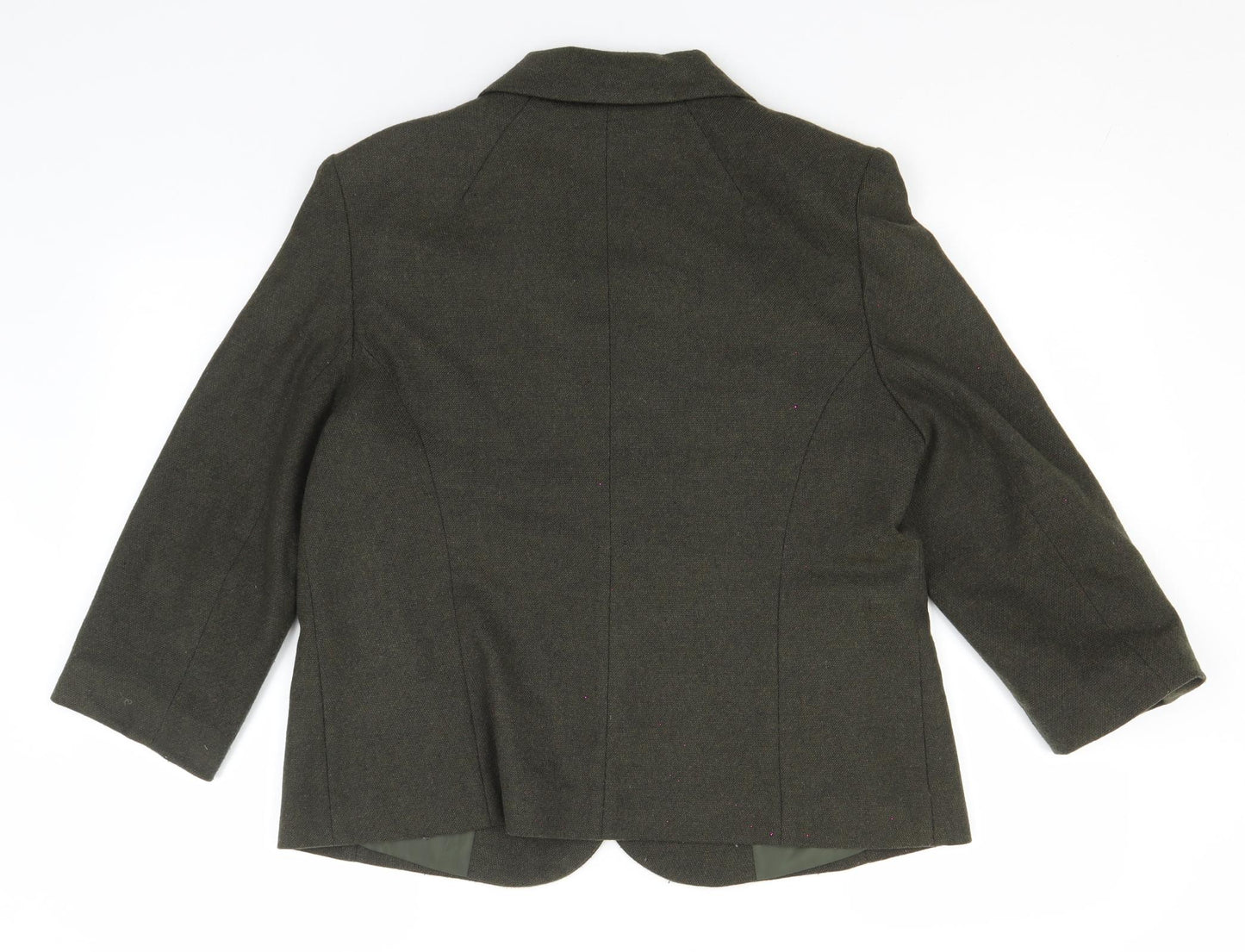 New Look Womens Green   Jacket Blazer Size 16