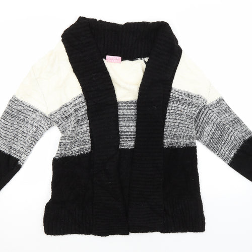 Impulse Womens White Round Neck   Cardigan Jumper