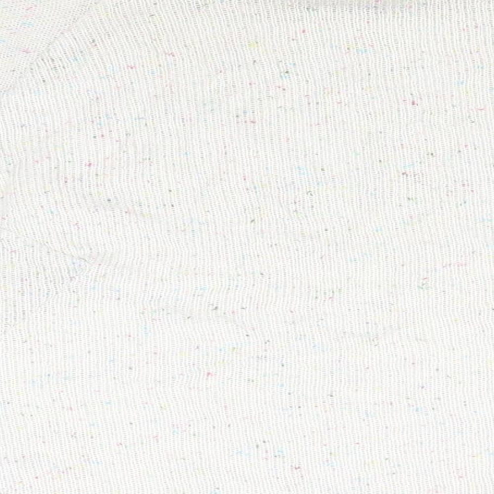 Topshop Womens Ivory Round Neck  Polyester Pullover Jumper Size 8