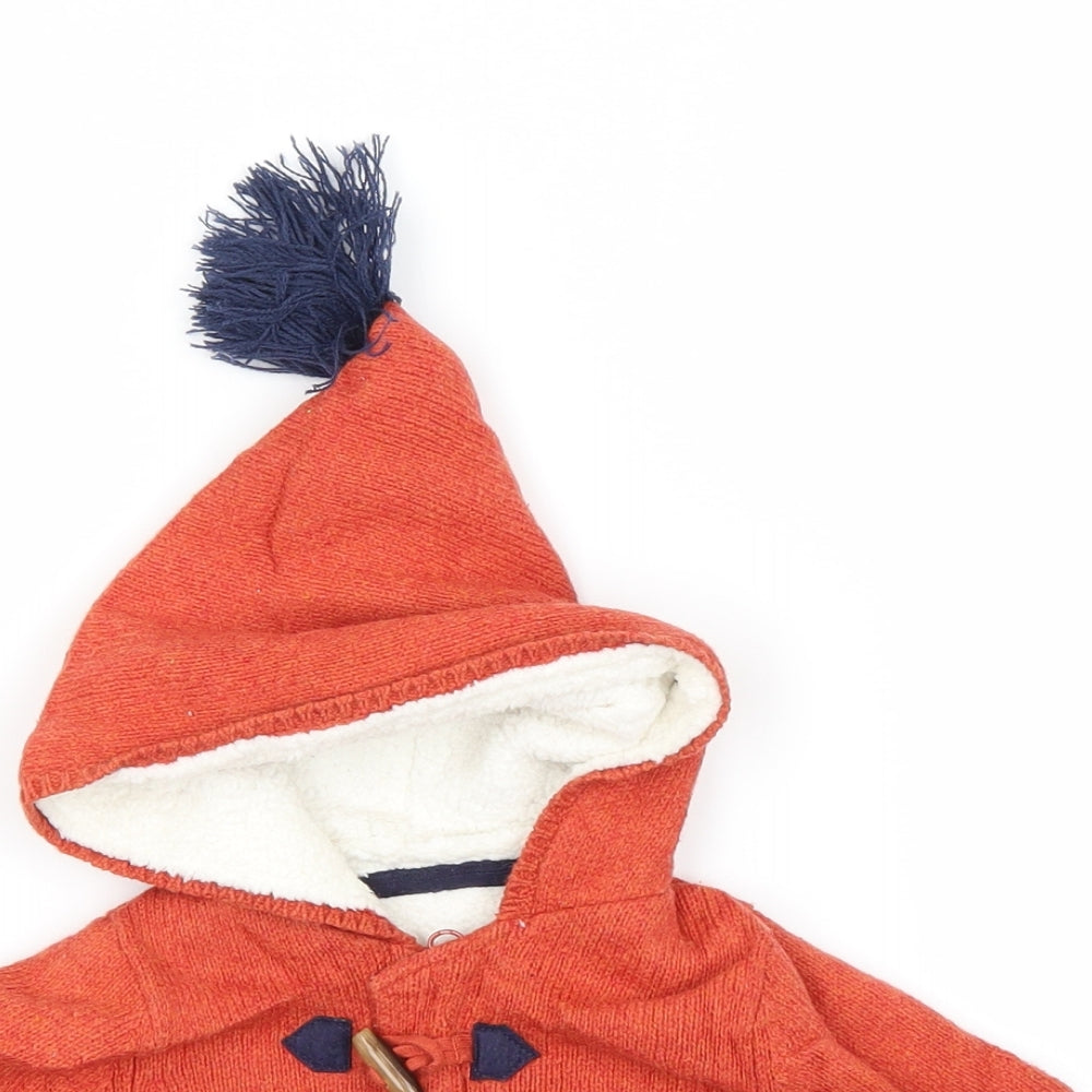 Marks and Spencer Baby Orange   Overcoat Jacket Size 3-6 Months