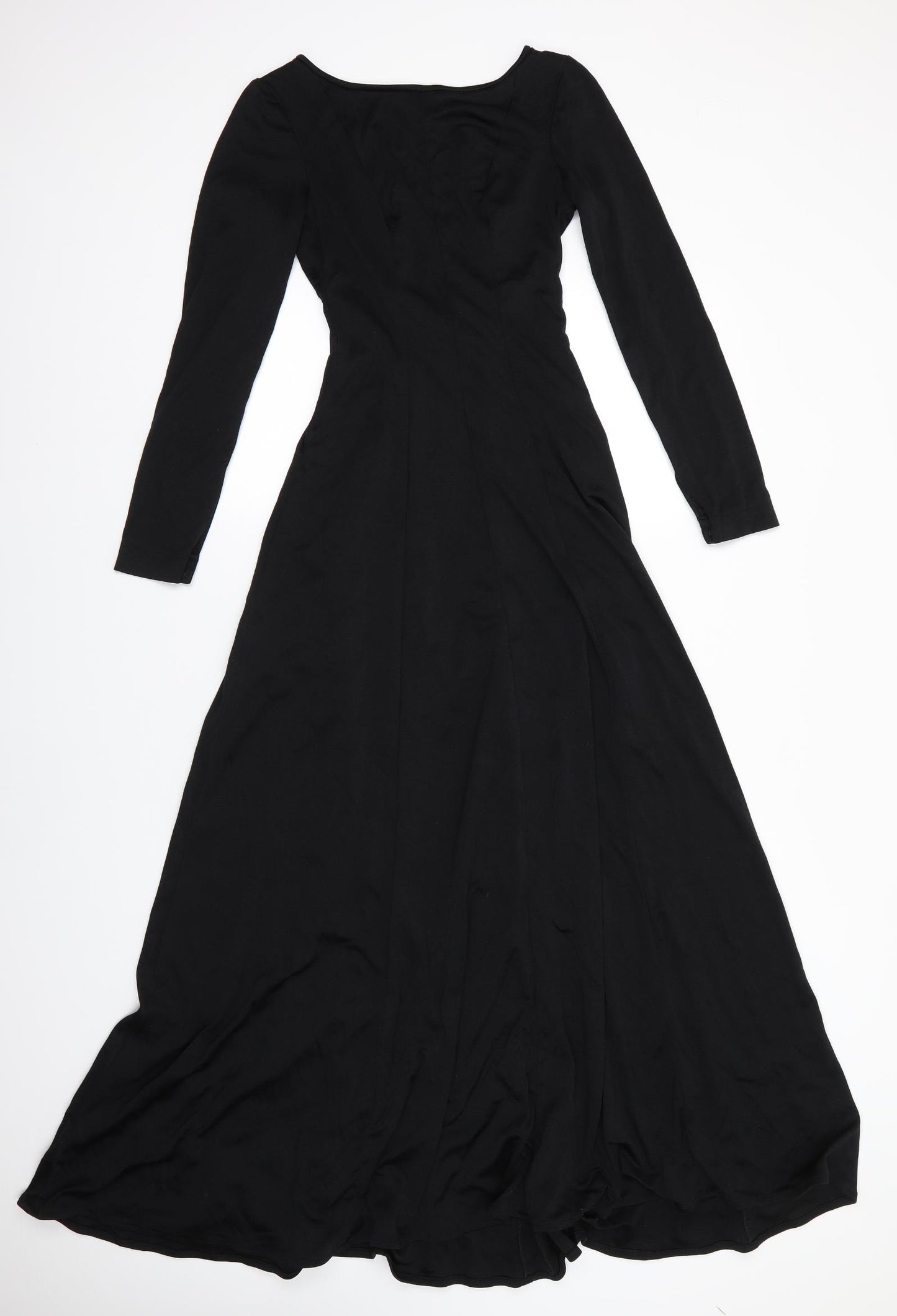 Jean Varon Womens Black   Ball Gown  Size 10  Round Neck  - Scoop Back with lower zip Fit & Flare