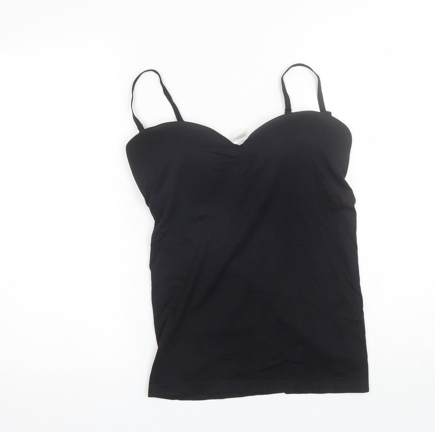 Atmosphere Womens Black  Polyamide Camisole Tank Size 18 Round Neck