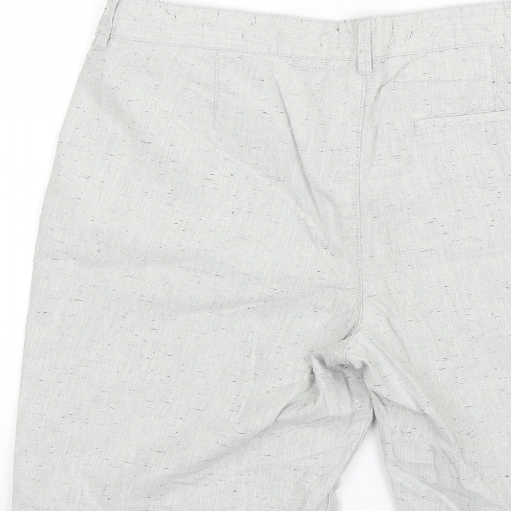 Primark Mens Grey  Cotton Chino Shorts Size 32 L9 in Regular