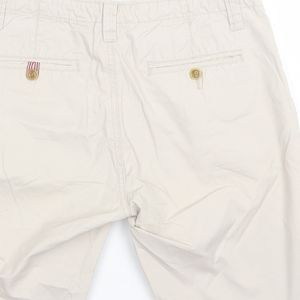 Cedar Wood State Mens Beige  Cotton Chino Shorts Size 32 L10 in Regular