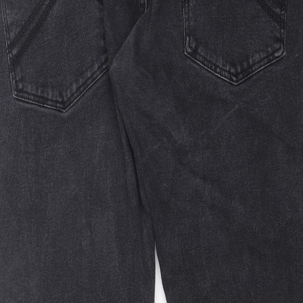 Union Blues Mens Black  Cotton Straight Jeans Size 44 L27 in Regular