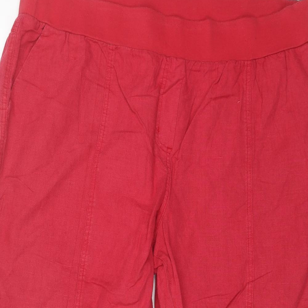Label Be Womens Red  Cotton Cut-Off Shorts Size 22 L20 in Regular