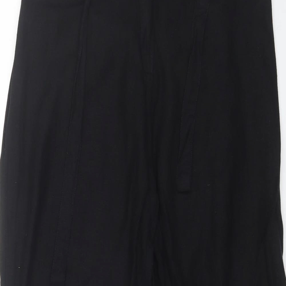 Classic Comfort Womens Black  Viscose Trousers  Size 16 L27 in Regular