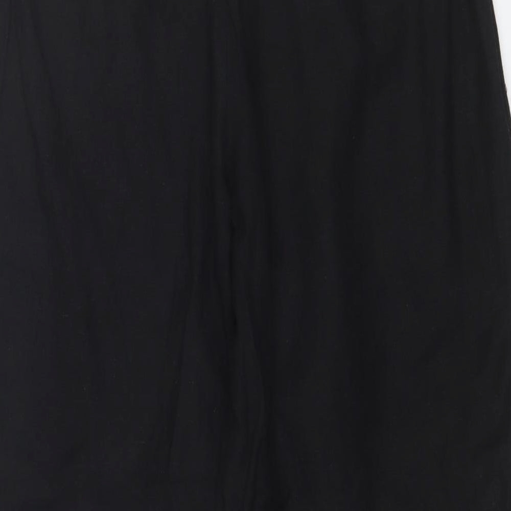 Classic Comfort Womens Black  Viscose Trousers  Size 16 L27 in Regular
