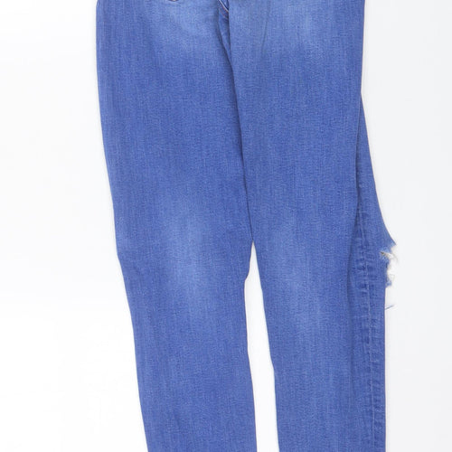 Denim Co Womens Blue  Cotton Skinny Jeans Size 10 L28 in Regular