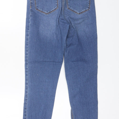 Papaya Womens Blue  Cotton Skinny Jeans Size 8 L24 in Regular