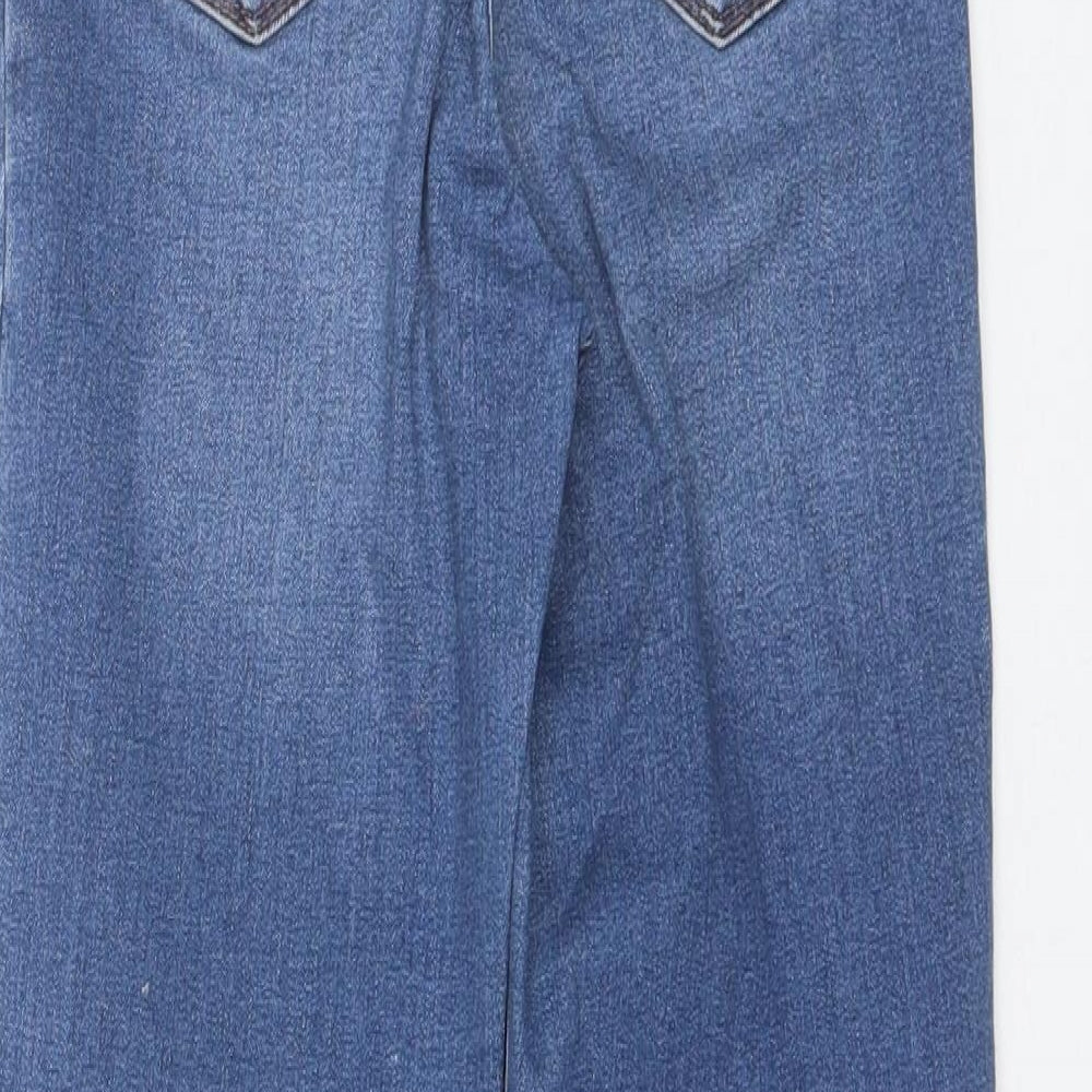 Papaya Womens Blue  Cotton Skinny Jeans Size 8 L24 in Regular