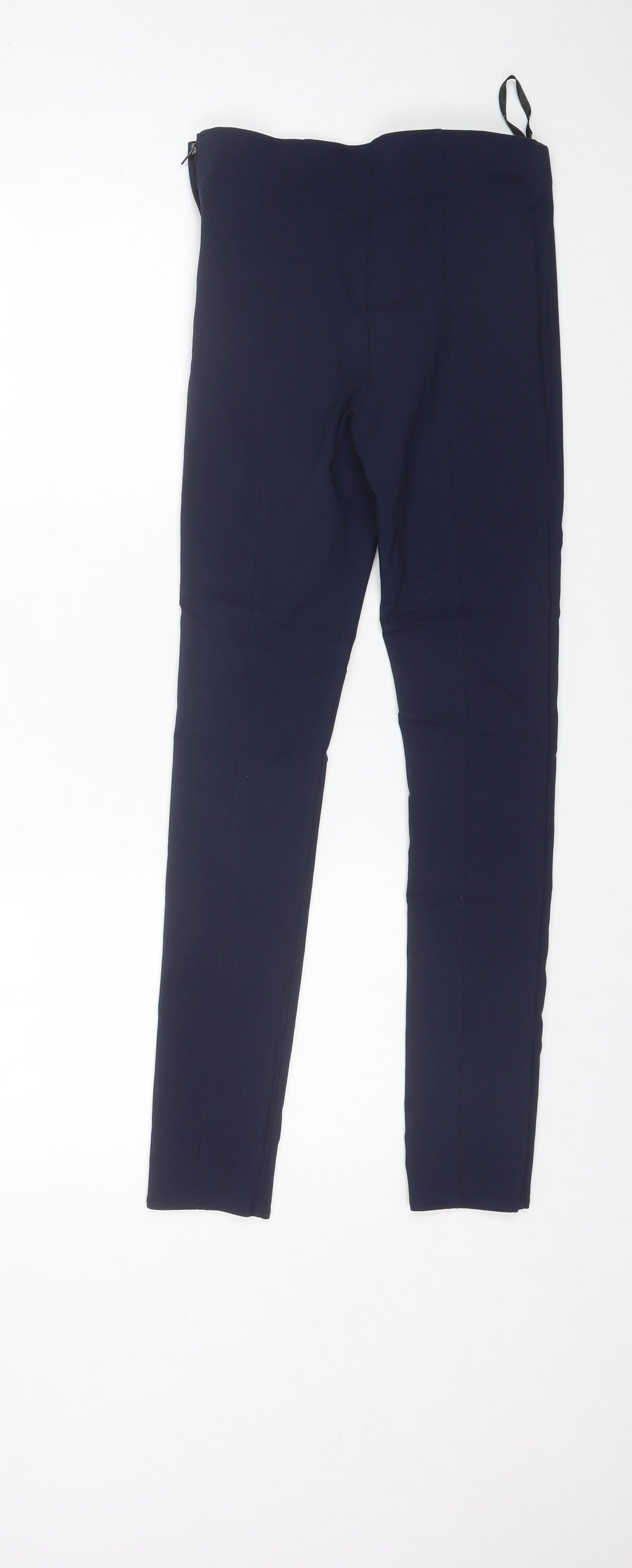 Primark Womens Blue  Viscose Dress Pants Trousers Size 10 L28 in Regular