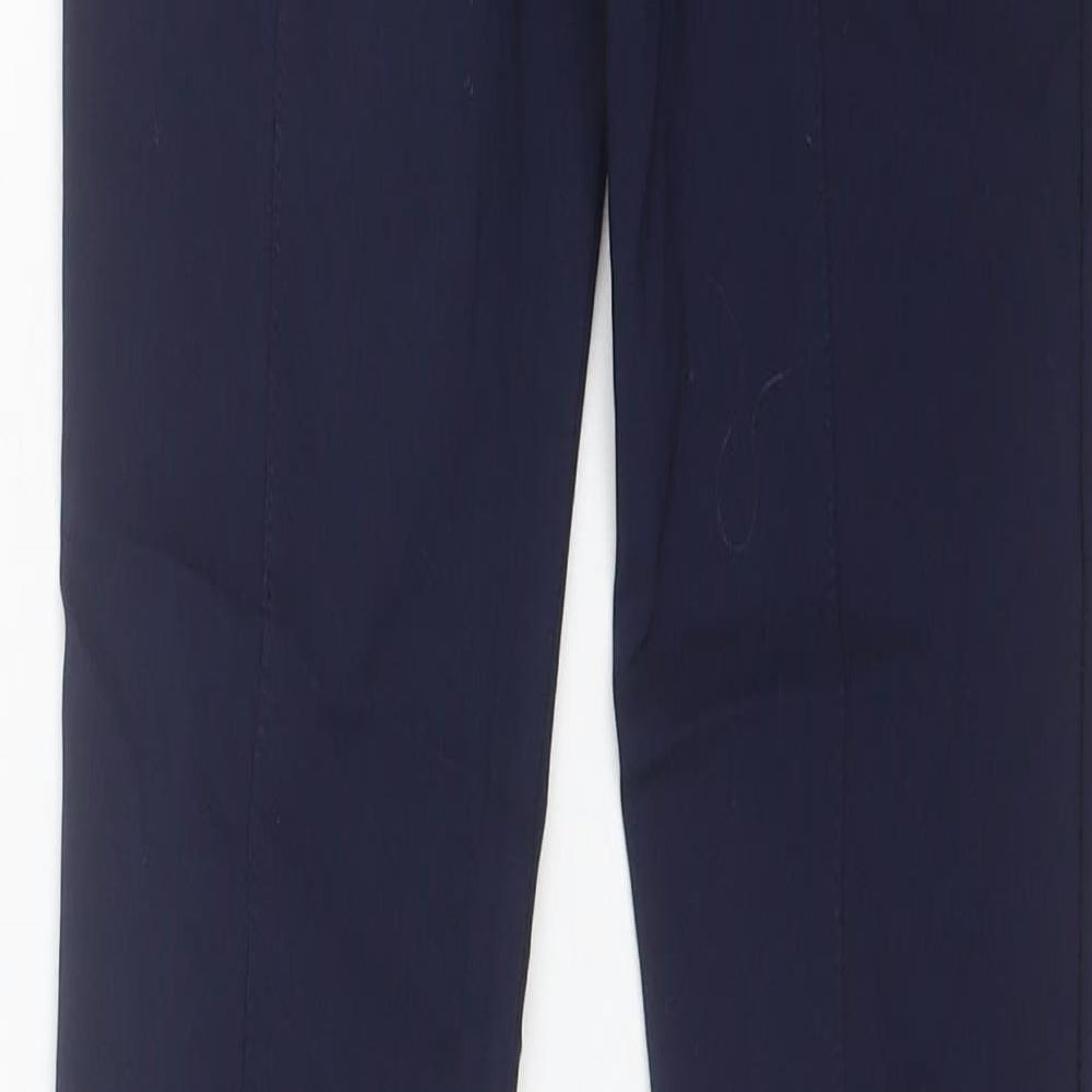 Primark Womens Blue  Viscose Dress Pants Trousers Size 10 L28 in Regular
