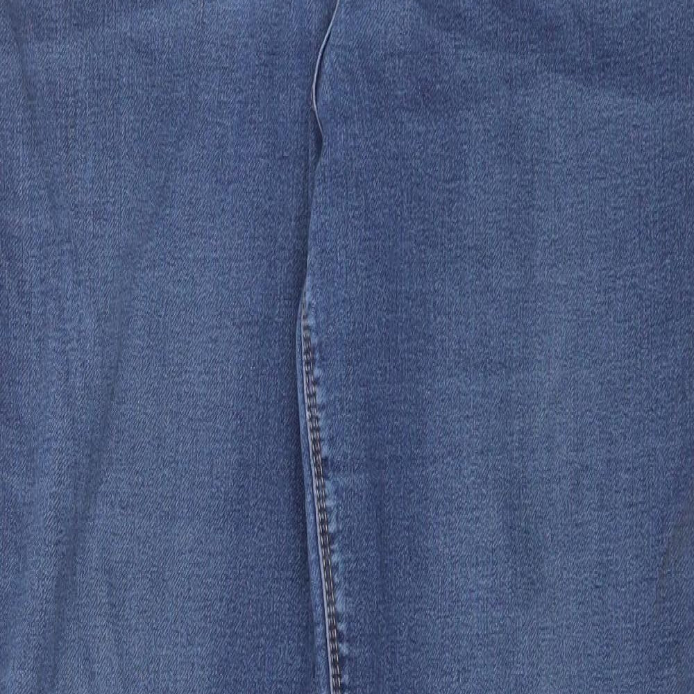 Matalan Womens Blue  Cotton Skinny Jeans Size 16 L28 in Regular