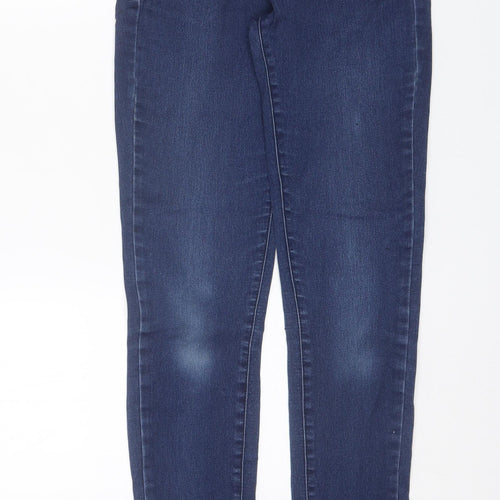 Denim co Womens Blue  Cotton Skinny Jeans Size 8 L29 in Regular