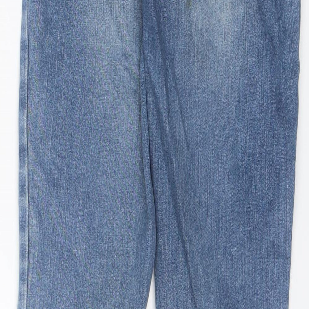 River Island Womens Blue  Cotton Skinny Jeans Size 10 L28 in Regular