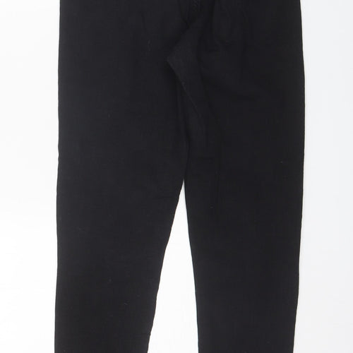 PRETTYLITTLETHING Womens Black  Cotton Skinny Jeans Size 8 L27 in Regular
