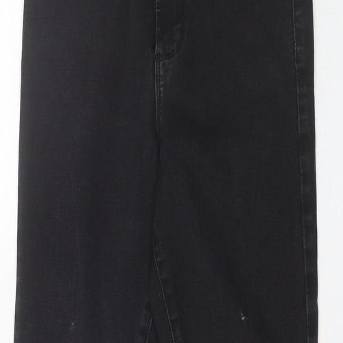 Denim Co Womens Black  Cotton Skinny Jeans Size 12 L28 in Regular