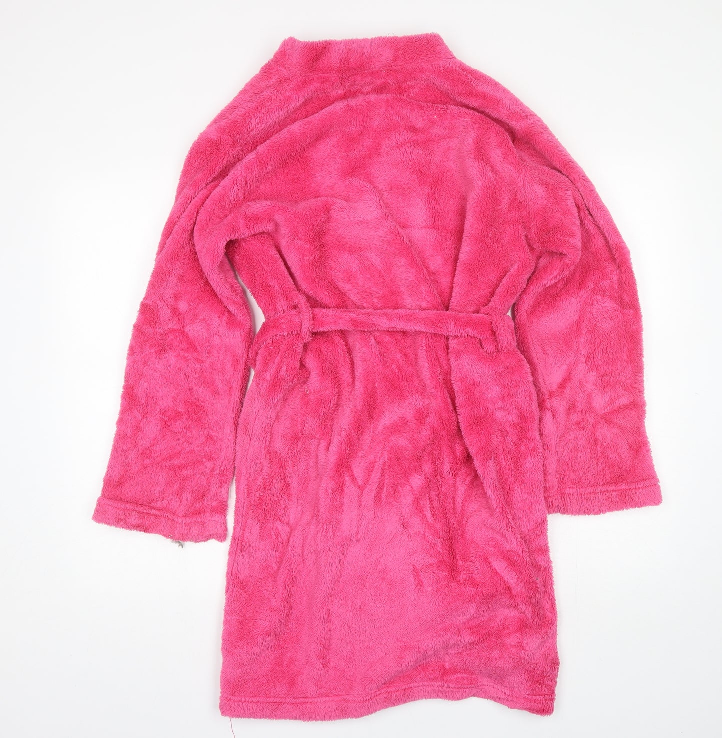 Blue Zoo Girls Pink Solid Polyester  Robe Size 12-13 Years