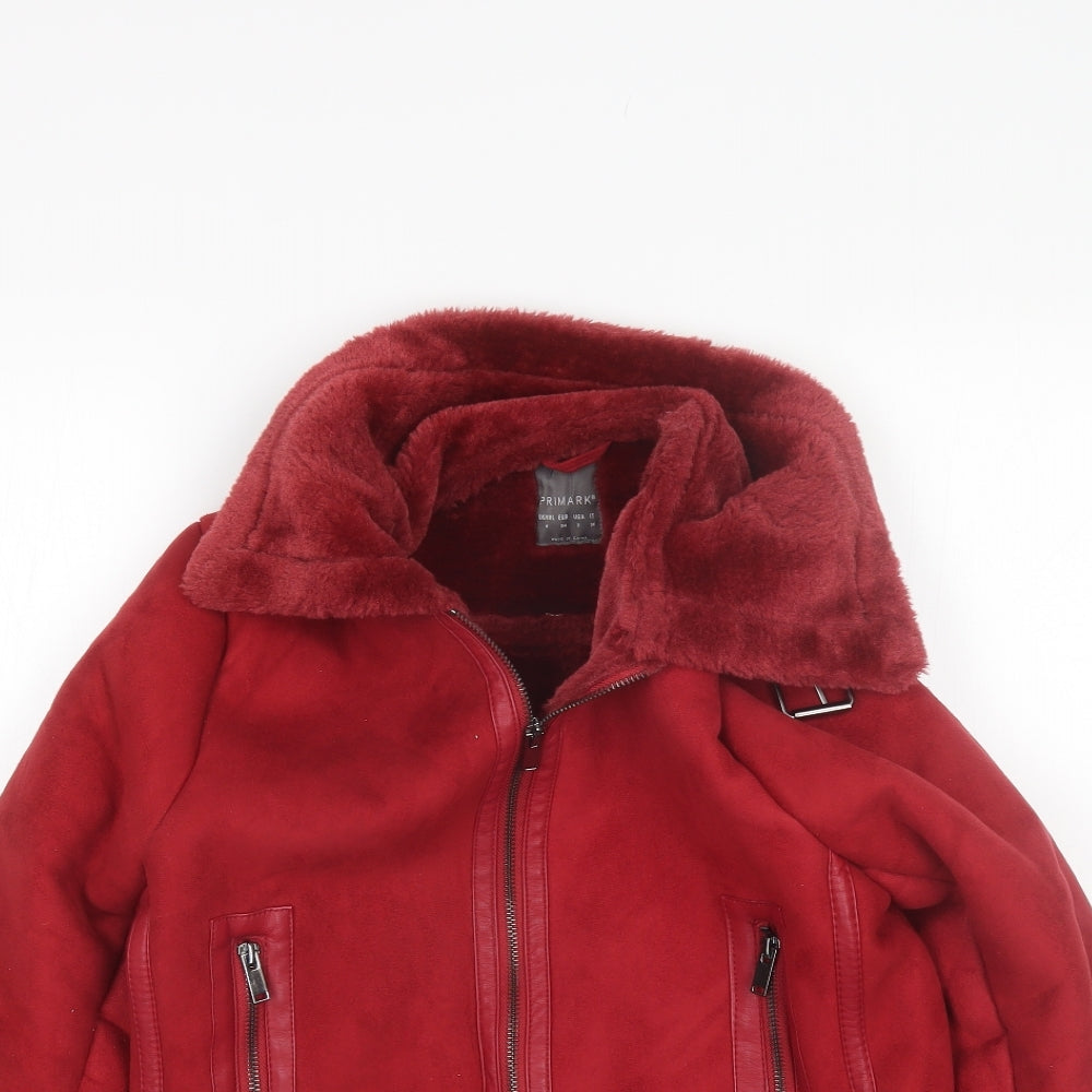 Primark Womens Red   Jacket  Size 6