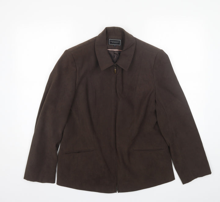 Debenhams Womens Brown   Jacket  Size 14